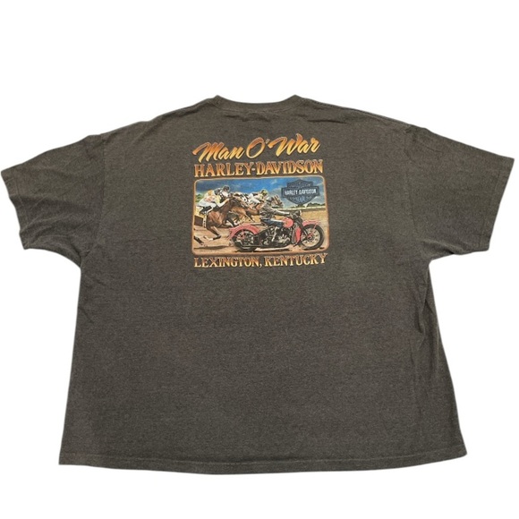 Harley-Davidson Vintage Motorcycle Man O’ War Tee Size XXL - Picture 3 of 4